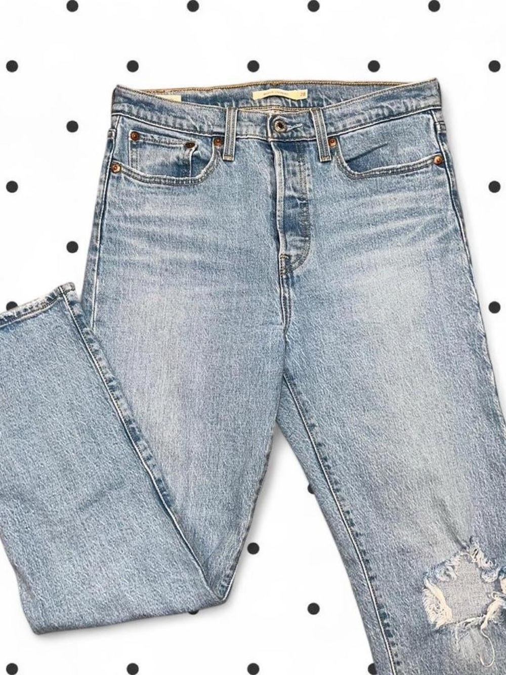 Women’s wedgie straight Levi’s size 28